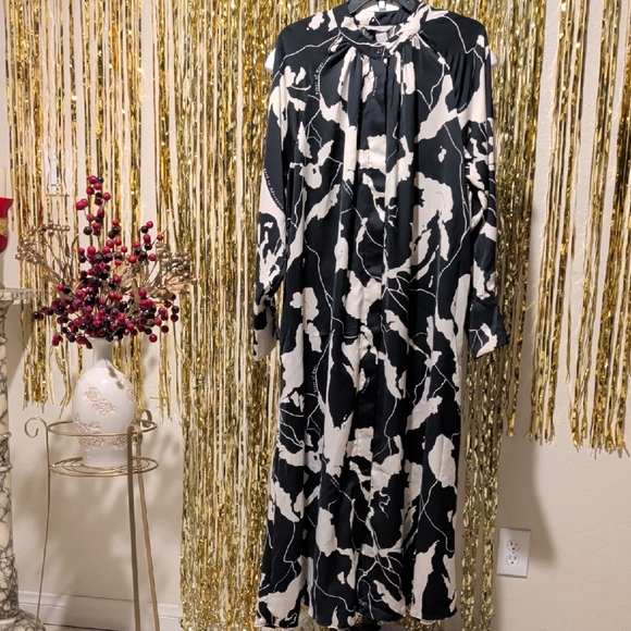 H&M Dresses & Skirts - Elegant Black and White Women's Dress
